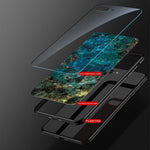 Anti-Scratch Marbling Pattern Design Well-Protected Tempered Glass Cell Phone Cover for Xiaomi Redmi Note 10 5G/Poco M3 Pro 4G/Poco M3 Pro 5G