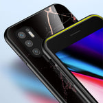 Anti-Scratch Marbling Pattern Design Well-Protected Tempered Glass Cell Phone Cover for Xiaomi Redmi Note 10 5G/Poco M3 Pro 4G/Poco M3 Pro 5G