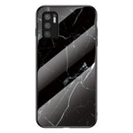 Anti-Scratch Marbling Pattern Design Well-Protected Tempered Glass Cell Phone Cover for Xiaomi Redmi Note 10 5G/Poco M3 Pro 4G/Poco M3 Pro 5G