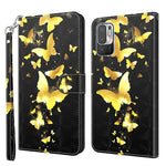 For Xiaomi Redmi Note 10 5G/Xiaomi Poco M3 Pro 4G / 5G Wallet Phone Case Pattern Printed PU Leather Magnetic Closure Flip Cover with Strap/Cards Holder