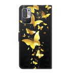 For Xiaomi Redmi Note 10 5G/Xiaomi Poco M3 Pro 4G / 5G Wallet Phone Case Pattern Printed PU Leather Magnetic Closure Flip Cover with Strap/Cards Holder