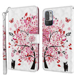 For Xiaomi Redmi Note 10 5G/Xiaomi Poco M3 Pro 4G / 5G Wallet Phone Case Pattern Printed PU Leather Magnetic Closure Flip Cover with Strap/Cards Holder