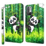 For Xiaomi Redmi Note 10 5G/Xiaomi Poco M3 Pro 4G / 5G Wallet Phone Case Pattern Printed PU Leather Magnetic Closure Flip Cover with Strap/Cards Holder