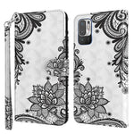 For Xiaomi Redmi Note 10 5G/Xiaomi Poco M3 Pro 4G / 5G Wallet Phone Case Pattern Printed PU Leather Magnetic Closure Flip Cover with Strap/Cards Holder