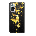 Wallet Stand PU Leather 3D Pattern Printing Phone Cover Shell for Xiaomi Redmi Note 10 Pro Max/Note 10 Pro 4G (Global)/(India)
