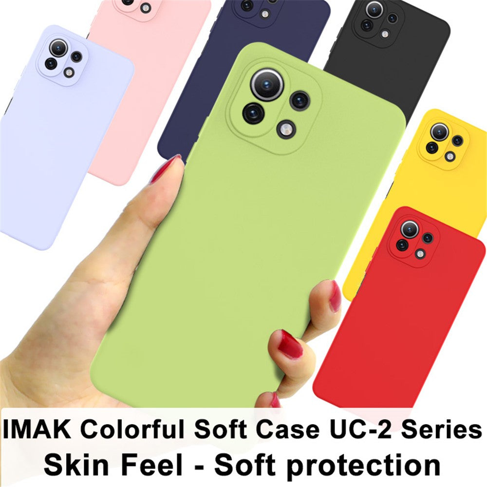 IMAK UC-2-serien mjukt TPU-skal med hudkänsla för mobil till Xiaomi Mi 11 Lite 4G / 5G / 11 Lite 5G NE