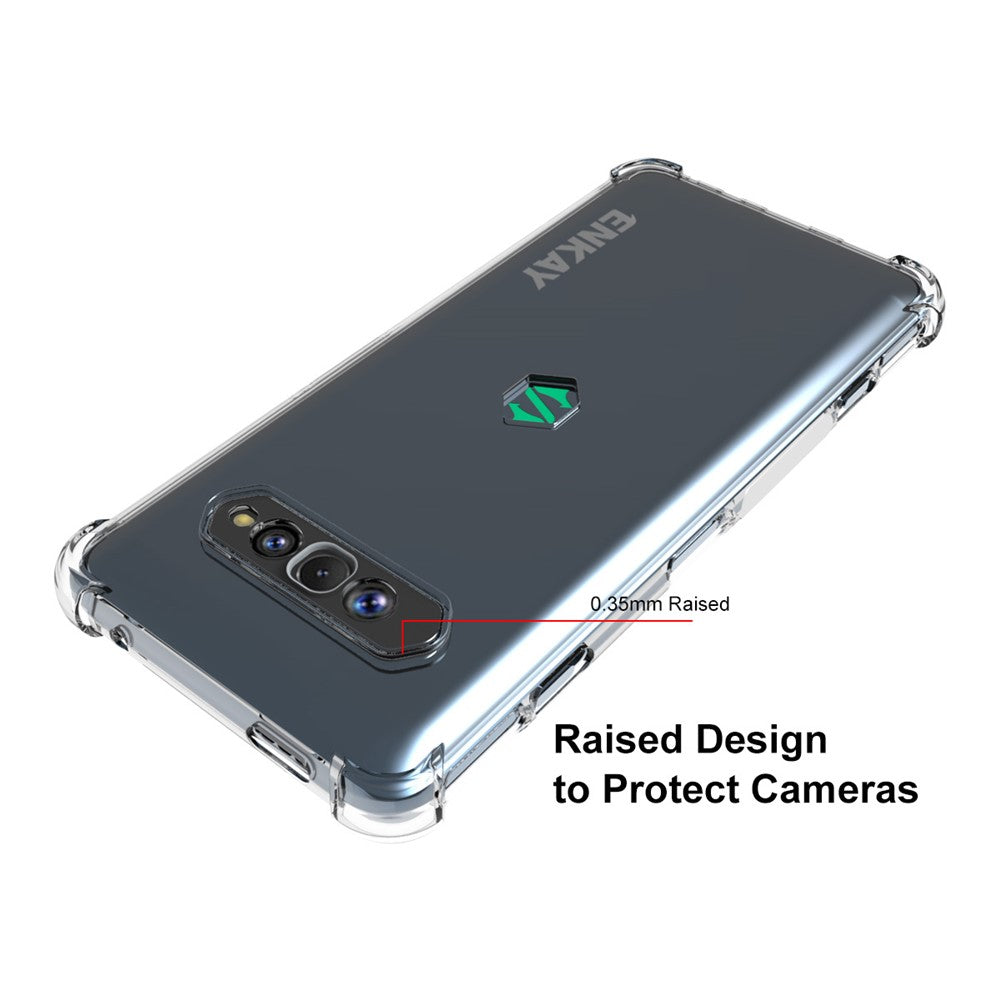 ENKAY HAT PRINCE Scratch-proof Anti-Slip Design TPU Mobile Phone Protector Case Cover for Xiaomi Black Shark 4