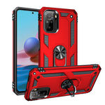 For Xiaomi Poco M5s 4G / Redmi Note 10 4G / Note 10S 4G Hybrid PC + TPU Phone Case with Finger Ring Kickstand