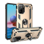 For Xiaomi Poco M5s 4G / Redmi Note 10 4G / Note 10S 4G Hybrid PC + TPU Phone Case with Finger Ring Kickstand