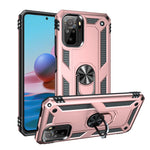 For Xiaomi Poco M5s 4G / Redmi Note 10 4G / Note 10S 4G Hybrid PC + TPU Phone Case with Finger Ring Kickstand