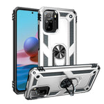 For Xiaomi Poco M5s 4G / Redmi Note 10 4G / Note 10S 4G Hybrid PC + TPU Phone Case with Finger Ring Kickstand