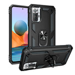 Combo Design PC + TPU Anti-drop Hybrid Phone Shell with Kickstand for Xiaomi Redmi Note 10 Pro/Note 10 Pro Max