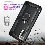 Combo Design PC + TPU Anti-drop Hybrid Phone Shell with Kickstand for Xiaomi Redmi Note 10 Pro/Note 10 Pro Max