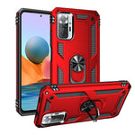 Combo Design PC + TPU Anti-drop Hybrid Phone Shell with Kickstand for Xiaomi Redmi Note 10 Pro/Note 10 Pro Max