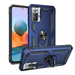 Combo Design PC + TPU Anti-drop Hybrid Phone Shell with Kickstand for Xiaomi Redmi Note 10 Pro/Note 10 Pro Max