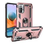 Combo Design PC + TPU Anti-drop Hybrid Phone Shell with Kickstand for Xiaomi Redmi Note 10 Pro/Note 10 Pro Max