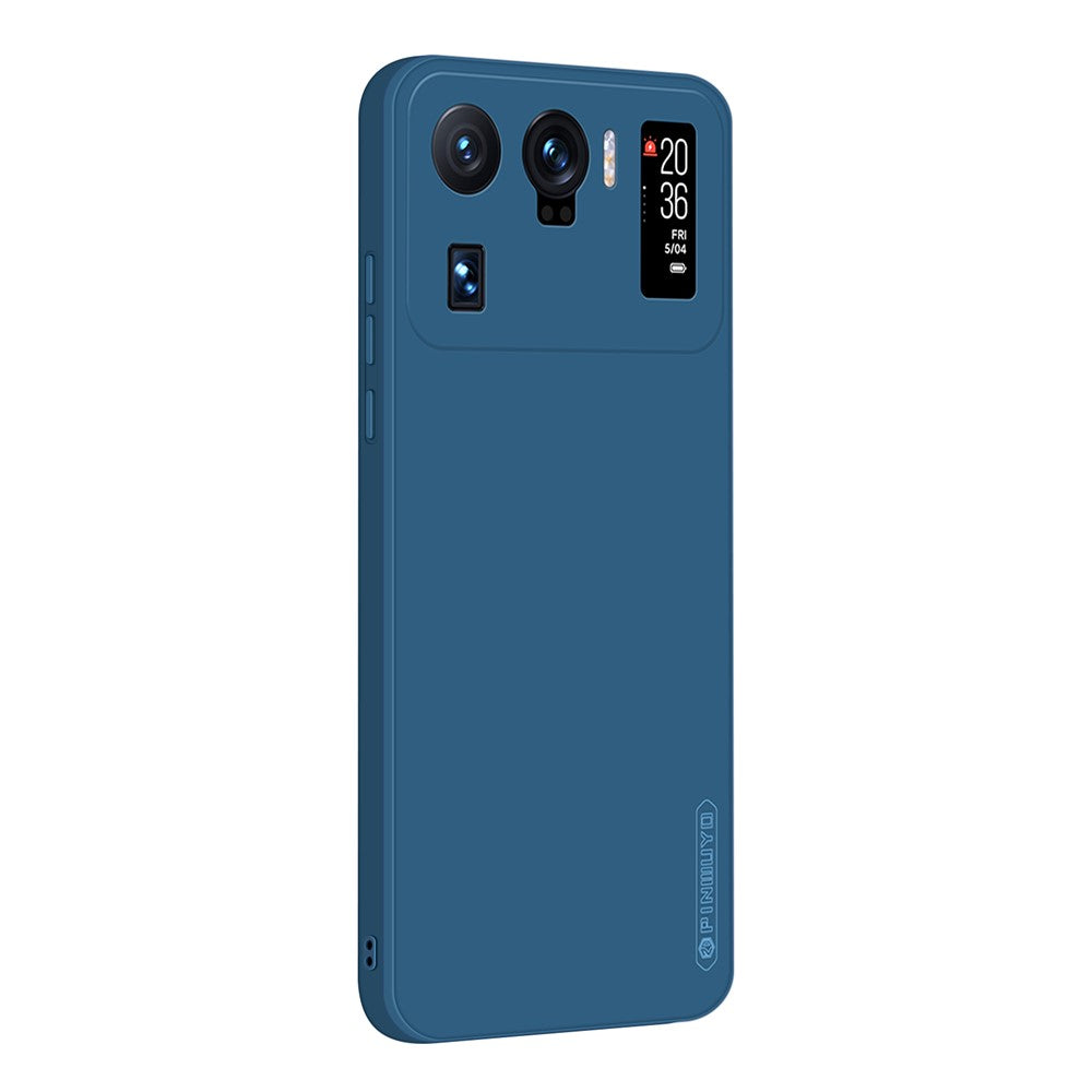 PINWUYO Soft Silicone Precise Cut-Out Cell Phone Case Cover Protector for Xiaomi Mi 11 Ultra