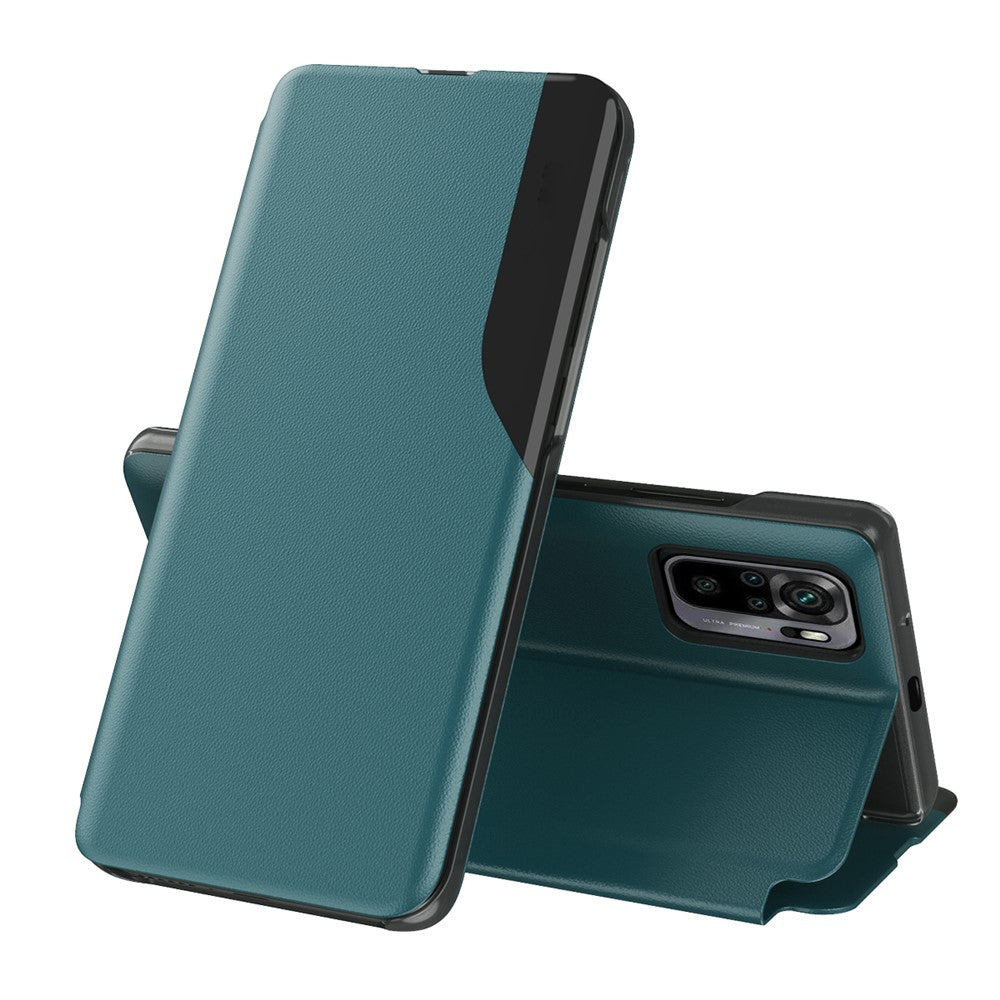 Phone Case Folio Flip PU Leather Stand Cover for Xiaomi Redmi Note 10 5G / Poco M3 Pro 5G / 4G
