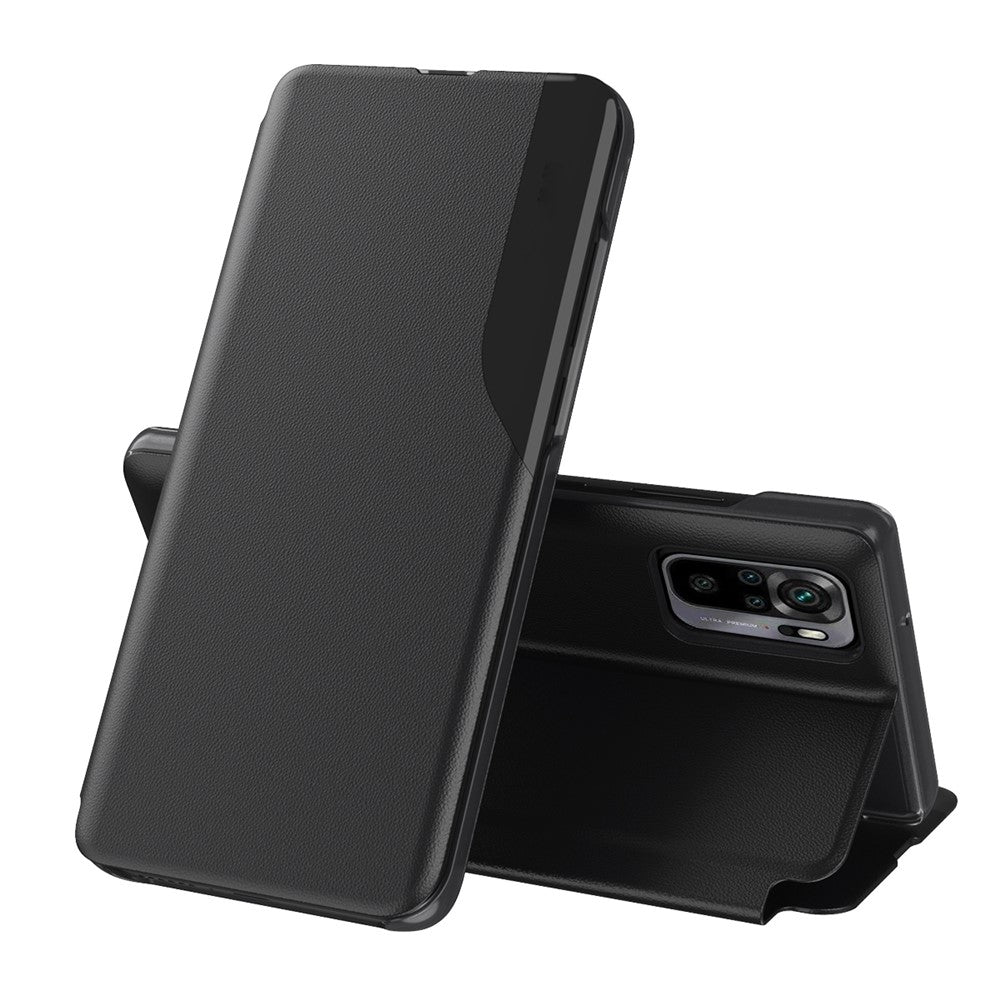 Phone Case Folio Flip PU Leather Stand Cover for Xiaomi Redmi Note 10 5G / Poco M3 Pro 5G / 4G