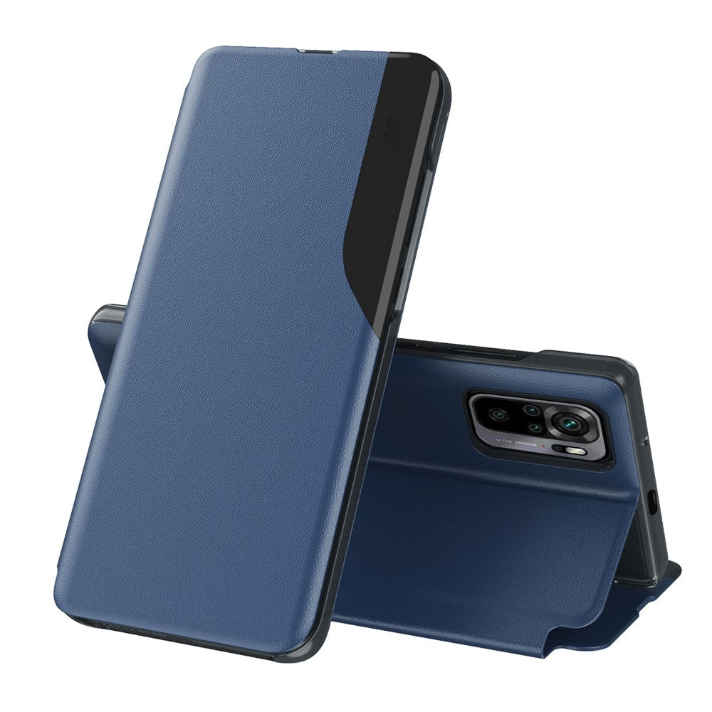 Phone Case Folio Flip PU Leather Stand Cover for Xiaomi Redmi Note 10 5G / Poco M3 Pro 5G / 4G