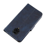 Concise Splicing Leather Phone Cover Case with Wallet Stand for Xiaomi Redmi Note 9S/9 Pro/9 Pro Max