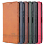 AZNS For Xiaomi Redmi Note 10 5G / Note 10T 5G / Poco M3 Pro 5G / 4G Leather Phone Case Auto-absorbed Magnetic Wallet Stand Cover