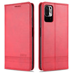 AZNS For Xiaomi Redmi Note 10 5G / Note 10T 5G / Poco M3 Pro 5G / 4G Leather Phone Case Auto-absorbed Magnetic Wallet Stand Cover