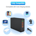 Multiport USB QC3.0 Oplader Type-C PD20W Telefon Tablet Bluetooth-kompatibel Hovedtelefon Hurtig Opladning Strømadapter