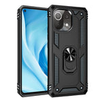Xiaomi Mi 11 Lite 4G / 5G / 11 Lite 5G NE-skal med ringstöd, PC + TPU hybridmobilskal