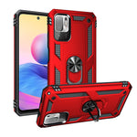Anti-drop PC + TPU Combo Hybrid Phone Shell with Ring Kickstand for Xiaomi Redmi Note 10 5G
