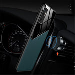 Precise Cut-Out Cover Textured Leather Coated Hybrid Case with Magnetic Metal Sheet Design for Xiaomi Redmi Note 10 5G/Poco M3 Pro 4G/Poco M3 Pro 5G