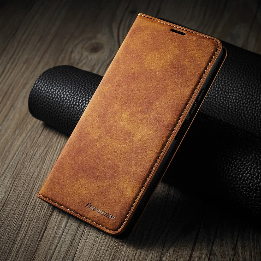 FORWENW Fantasy Series Silky Touch Leather Wallet Shell for Xiaomi Poco M5s 4G / Redmi Note 10S 4G / Note 10 4G