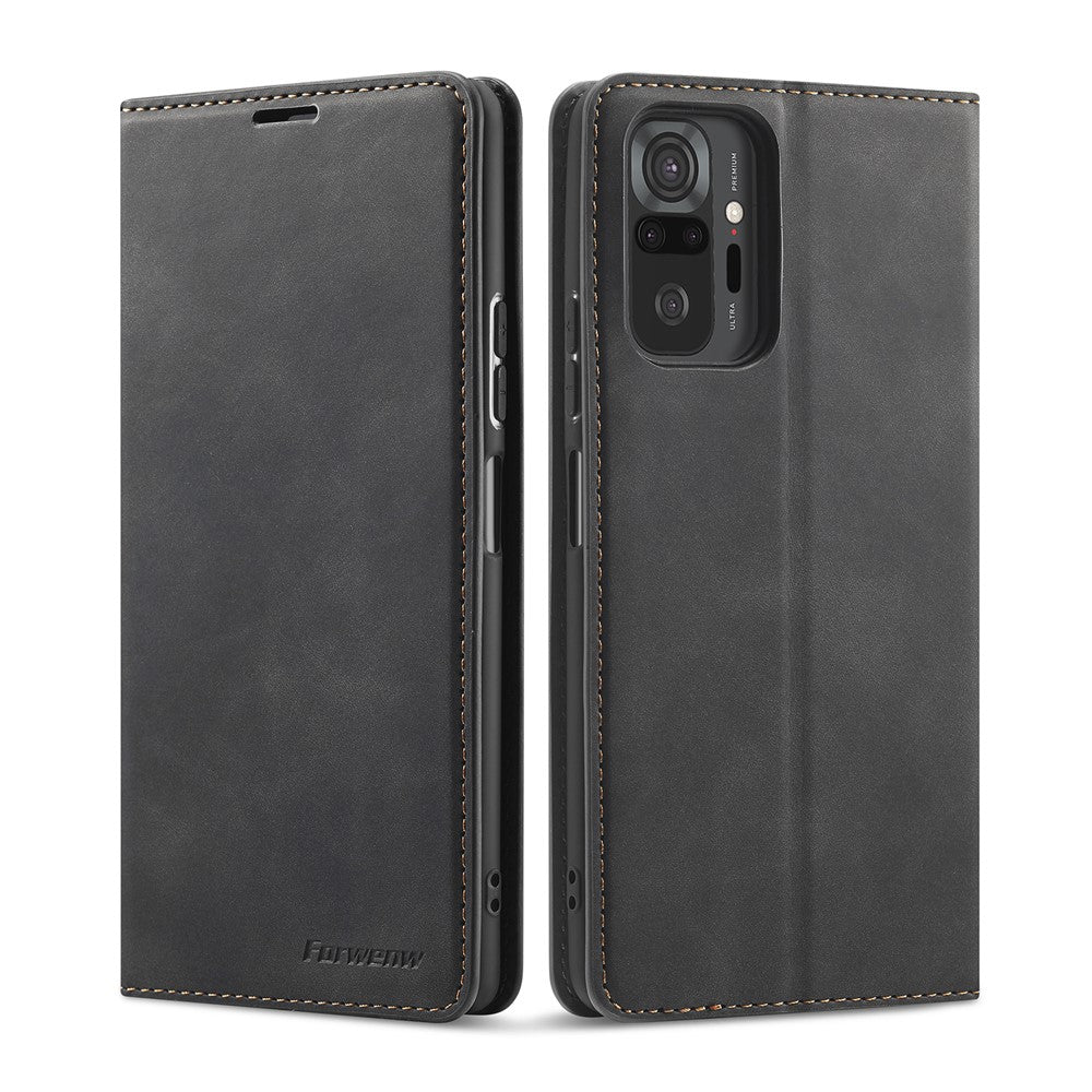FORWENW Fantasy Series Silkeblødt læderpungeetui til Xiaomi Poco M5s 4G / Redmi Note 10S 4G / Note 10 4G
