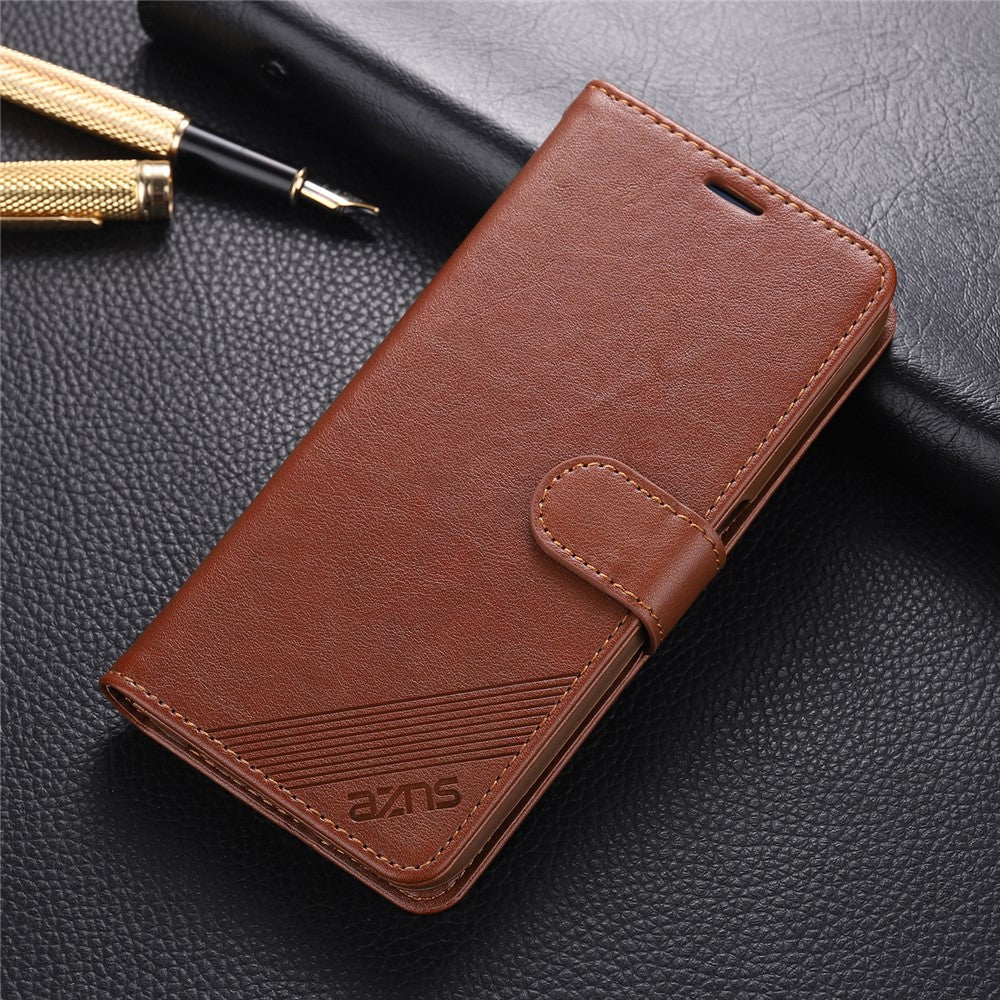 AZNS Full Protection Wallet Leather Stand Case for Xiaomi Redmi Note 10 Pro 4G (Global) / Note 10 Pro 4G (India) / Note 10 Pro Max