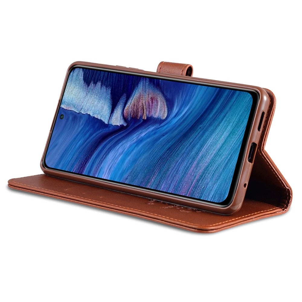 AZNS Full Protection Wallet Leather Stand Case for Xiaomi Redmi Note 10 Pro 4G (Global) / Note 10 Pro 4G (India) / Note 10 Pro Max