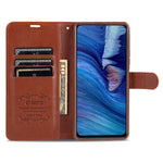 AZNS Full Protection Wallet Leather Stand Case for Xiaomi Redmi Note 10 Pro 4G (Global) / Note 10 Pro 4G (India) / Note 10 Pro Max