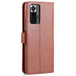 AZNS Full Protection Wallet Leather Stand Case for Xiaomi Redmi Note 10 Pro 4G (Global) / Note 10 Pro 4G (India) / Note 10 Pro Max