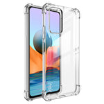 IMAK Full Body Rugged Soft TPU Cover Slim Shockproof Phone Bumper with Screen Protector for Xiaomi Redmi Note 10 Pro Max / Note 10 Pro 4G (Global) / Note 10 Pro 4G (India)