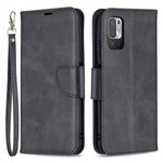All-Inclusive Shockproof Stand Sheepskin Texture Wallet Flip Wallet Phone Cover for Xiaomi Redmi Note 10 5G / Poco M3 Pro 5G / 4G