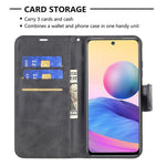 All-Inclusive Shockproof Stand Sheepskin Texture Wallet Flip Wallet Phone Cover for Xiaomi Redmi Note 10 5G / Poco M3 Pro 5G / 4G