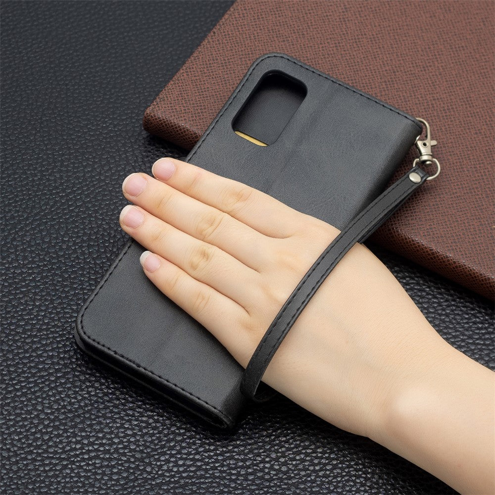 All-Inclusive Shockproof Stand Sheepskin Texture Wallet Flip Wallet Phone Cover for Xiaomi Redmi Note 10 5G / Poco M3 Pro 5G / 4G