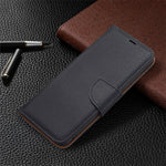 Litchi Texture Wallet Stand Leather Phone Case with Wrist Strap for Xiaomi Mi 11 Lite 4G / 5G /11 Lite 5G NE