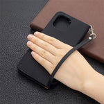 Litchi Texture Wallet Stand Leather Phone Case with Wrist Strap for Xiaomi Mi 11 Lite 4G / 5G /11 Lite 5G NE