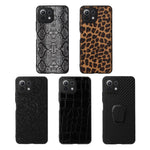 Full Body Scratch Resistant PU + TPU Ring-Shape Kickstand Protective Phone Cover for Xiaomi Mi 11 Lite 4G / 5G /11 Lite 5G NE