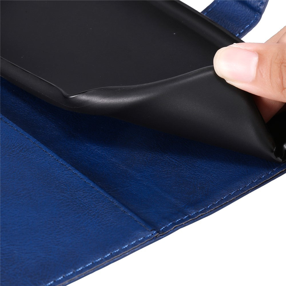For Xiaomi Mi 11 Lite 4G / 5G  / 11 Lite 5G NE Case Solid Color Leather Mobile Cover Wallet Stand with Strap
