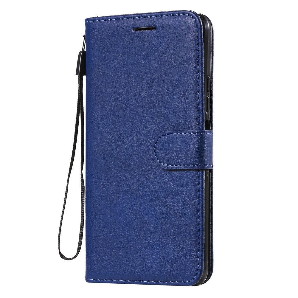 For Xiaomi Mi 11 Lite 4G / 5G  / 11 Lite 5G NE Case Solid Color Leather Mobile Cover Wallet Stand with Strap