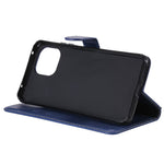 For Xiaomi Mi 11 Lite 4G / 5G  / 11 Lite 5G NE Case Solid Color Leather Mobile Cover Wallet Stand with Strap