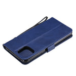 For Xiaomi Mi 11 Lite 4G / 5G  / 11 Lite 5G NE Case Solid Color Leather Mobile Cover Wallet Stand with Strap