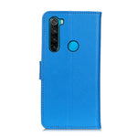 Fullt skyddande klassiskt litchitexturerat läderfodral med plånboksdesign för Xiaomi Redmi Note 8 2021
