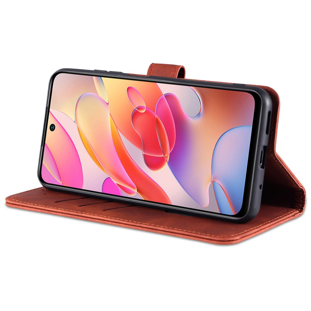 AZNS All-round Protection Wallet Design PU Leather Phone Stand Cover Case for Xiaomi Redmi Note 10 5G/Poco M3 Pro 4G/Poco M3 Pro 5G